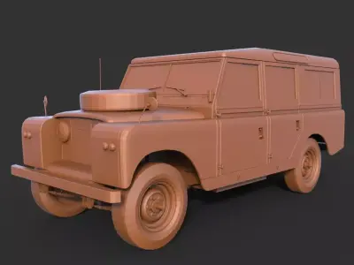 Land Rover 109 LWB 3D print model