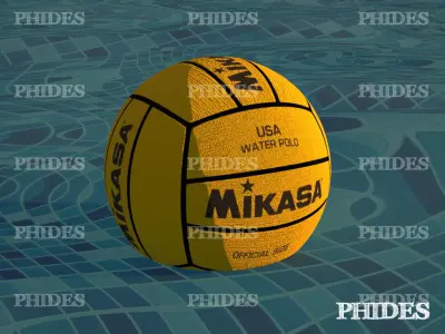 Waterpolo ball 3D model