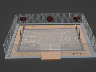 Basketball Stadium - Boston Celtics Low-poly 3D model