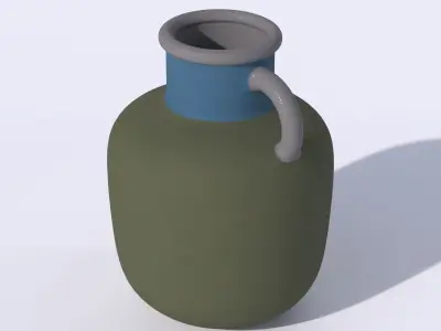 Ypperlig Green Vase 3D model
