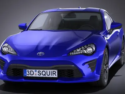 Toyota GT86 2017 3D model