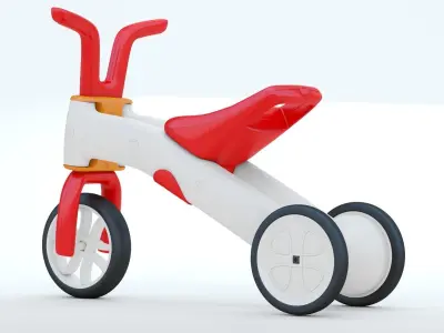 Balance  Bike Chillafish Bunzi 3D model