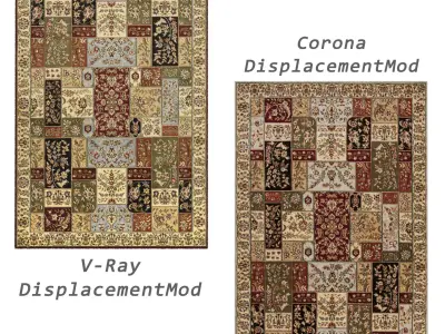 4 in 1 Rug Collection No 25 Low-poly 3D model