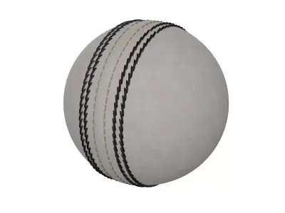 Cricket Ball White 3D model
