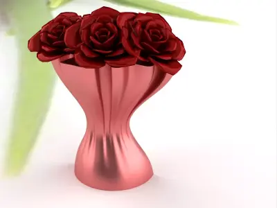 AC-MAGNET-VASE-001  3D print model