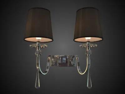 Chandelier with sconce Newport Series 31802 31808 3D model