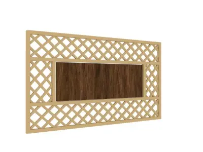 Grill Wall Free 3D model