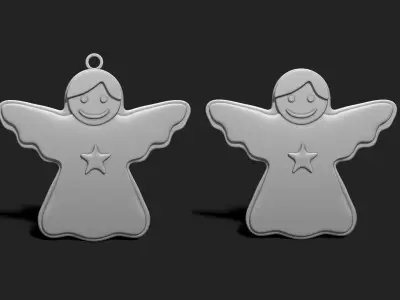 Christmas Cookie Ornament - Pendant -  Christmas Tree 5 3D print model