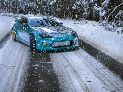 TOYOTA GT 86 ROCKETBUNNY  3D MODEL  Low-poly 3D model