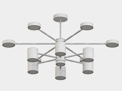 Ceiling chandelier Lumen Lux 3D model