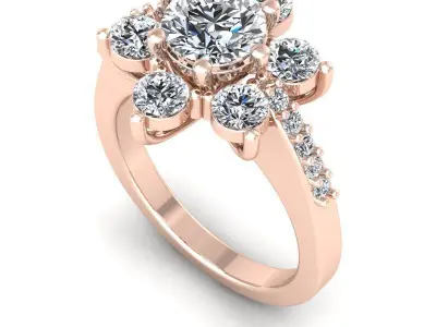 3D CAD NJ-1543-Ring 3D print model