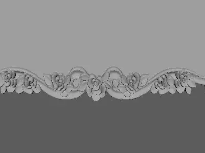 dressing table under the mirror 3D model
