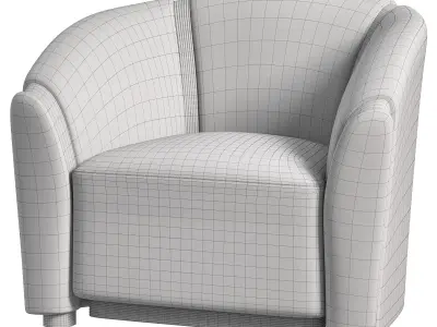 Etra Armchair by Elve Luxury 3D model purchase
