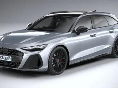 Audi A6 Avant S-line 2026 3D model