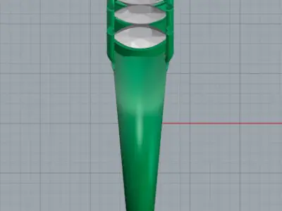 Anel 9 Pedras Navete Martell 20033 3D print model