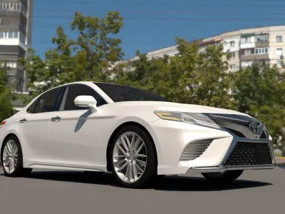 Toyota Camry White 3D model