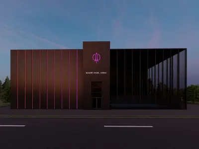 Rocket Padel Arena Sport Centre Free 3D model