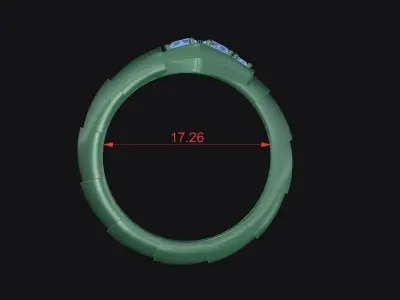 Rings Snack 3D print model