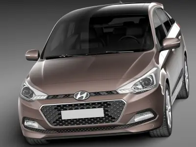 Hyundai i20 2015 3D model