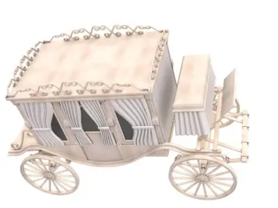 Wedding Carriage 3D model