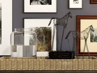 Old Set gallery wall in your home 3D model