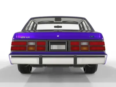 Generic Granada 1981 Ltd Tunning Edition 3D model