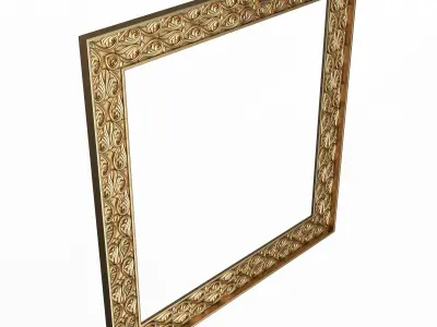 Classic Frame 036 Low-poly 3D model