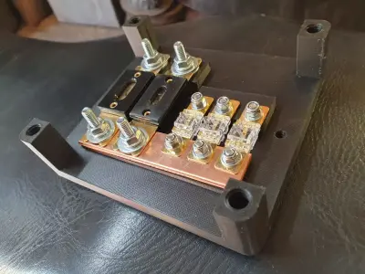 Distribution BOX for 2 ANL and 3 mini ANL  3D print model