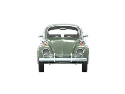 vw bug Low-poly 3D model