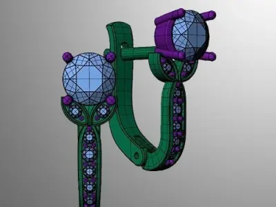 Earrings n 65 3D print model