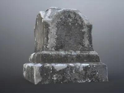 Stone Decor Low-poly 3D model