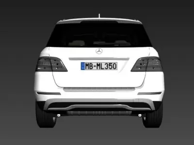 Mercedes Benz ML Class 2013 3D model