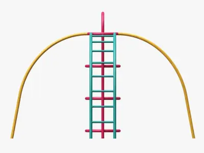 Climbing tower 02 3D model