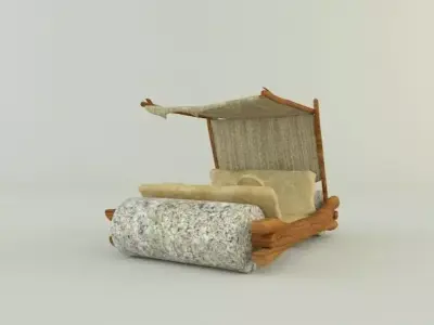 stone age car 3D model