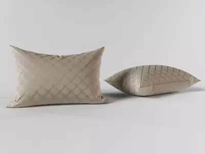 Realistic Pillow  Set  Hight Quality 3D Model 3D model