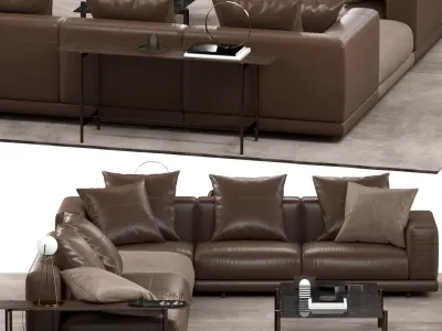 Ditreitalia NEVYLL sofa NATHY armchair ERYS table TONDINA lamp 3D model