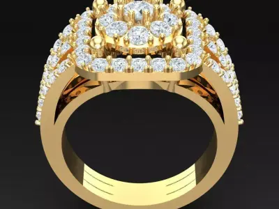 Luxury Men Rings Designs 4MR003 3D print model