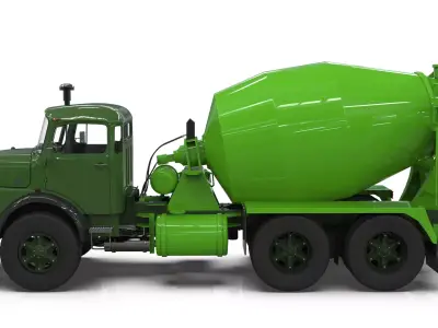 Mercedes-Benz 2624 Concrete Mixer Truck 3D model
