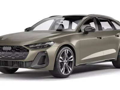 Audi A5 Avant 2025 3D model