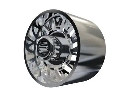 JTX REAR GAME DUALLY WHEEL 3D MODEL 3D print model