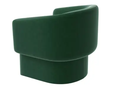 Adele Armchair Greend by Life Interiors 3D model
