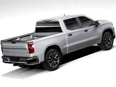 Chevrolet Silverado 1500 LT 2022 3D model