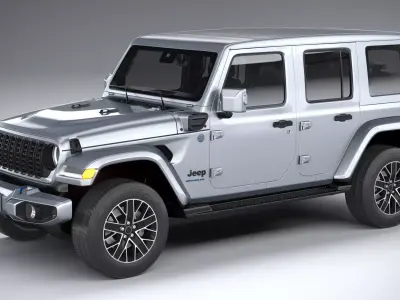 Jeep Wrangler 4xe 2024 3D model