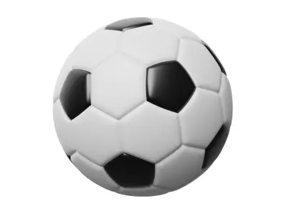 Soccer Ball 3D model 32