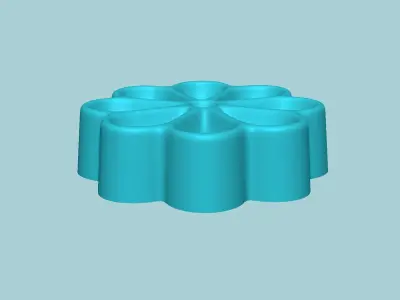 Manju Stamp 06 - Japanese Sweet Mold Traditional Decoration 3D print model