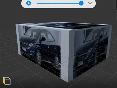 Chevrolet joy plus  Free low-poly 3D model
