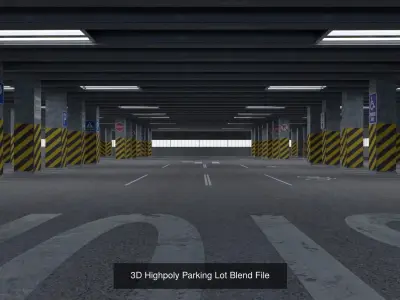 Garages Roads Studios Collection 3D Model Pack
