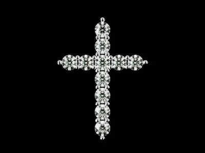 Tiffany Cross Pendant 3D print model