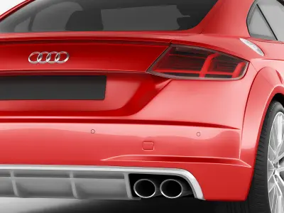 Audi TTs 2015 3D model