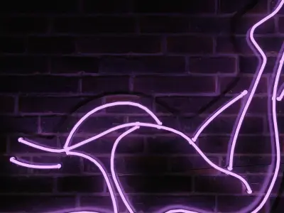 Neon 3D Model 12 - Body Shape 2 3D model